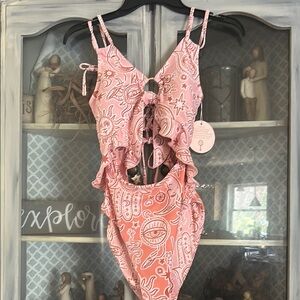 Power 2 the Flower One Piece Swimsuit ✨💫⭐️